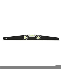 Уровень алюминиевый трапециевидный ПРОФИ, фрезерованный, 3 глазка, 600 мм Tundra