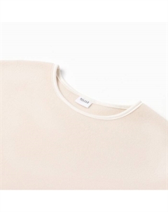 Свитшот флисовый детский : Fleece Soft, бежевый, рост 128 см Minaku