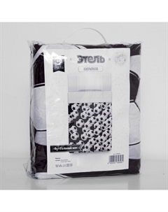 Покрывало 1.5-спальное «. Футбольный мяч», 145×210±5 см, микрофибра Этель