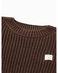 Джемпер вязаный, рост 92-98 см, коричневый Крошка я