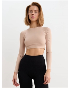 Лонгслив женский : Casual Collection, бежевый, размер 46 Minaku