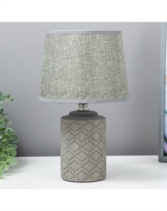 Лампа настольная 08939/1 E14 40 Вт серый 17×17×30 см Risalux