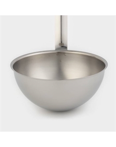 Половник кухонный «Поварской», 1 л, d=17 см, ручка 39 см, толщина 1.2 мм, цельнотянутая ручка Amet