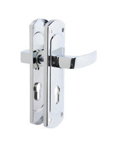 Ручки на планке 002, м/о 55 мм, цвет хром Lockland