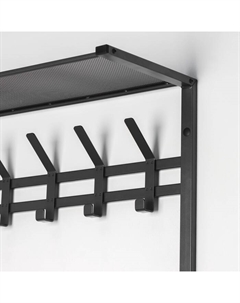 Вешалка с полкой 2-х ярусная «Торонто 22», 67×27×58.5 см, графит Zmi