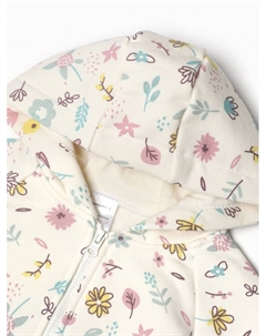 Костюм: толстовка и брюки Flower, рост 80-86 см, бежевый Крошка я