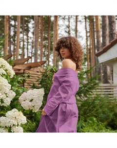 Халат вафельный женский рукав 3/4 цвет лаванда, размер 42-44, 100% хлопок, 200 г/м² Экономь и я