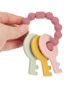 Прорезыватель силиконовый M&B «Ключики», от 3 мес., розовый Mum&baby