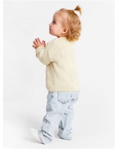 Кардиган вязаный, р.68-74, бежевый Крошка я