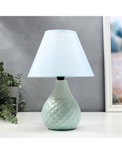Лампа настольная 16369/1BL E14 40 Вт голубой 20×20×30 см Risalux