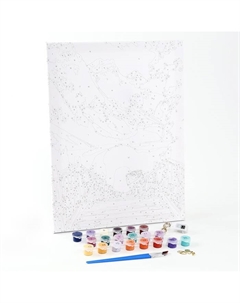 Картина по номерам на раме, с гирляндой «Озеро», 30×40 см Школа талантов