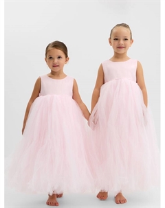 Платье детское нарядное, рост 100 см, пыльно-розовое Kaftan