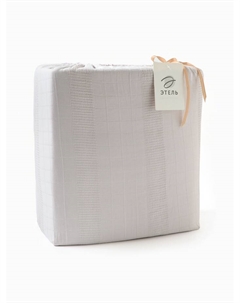 Постельное бельё евро «» Light touch, жаккард, белое Этель