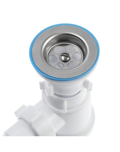 Сифон для мойки «АНИ Пласт» Грот A0110, 1 1/2" х 40 мм, с гофрированной трубой 40×50 мм Ани пласт