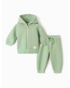 Костюм: толстовка и брюки «» Dino, рост 74-80, зелёный Крошка я