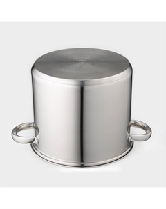 Кастрюля Grande, 7.1 л, с крышкой, капсульное дно, индукция, нержавеющая сталь Magistro