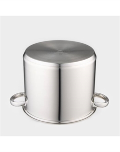 Кастрюля Grande, 8.9 л, металлическая крышка, капсульное дно, индукция, нержавеющая сталь Magistro