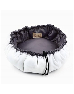 Лежанка для кошек и собак двусторонняя серая, 50-26х10 см Пушистое счастье