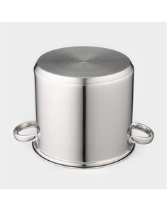 Кастрюля Grande, 5.5 л, с крышкой, капсульное дно, индукция, нержавеющая сталь Magistro