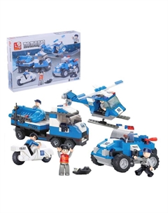 Конструктор «Полицейский спецназ: спецоперация», 403 детали Sluban