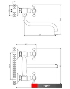 Смеситель Girona 01410GR Olive's