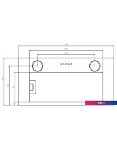Кухонная вытяжка Quattroporte 60 (нержавеющая сталь) Schtoff