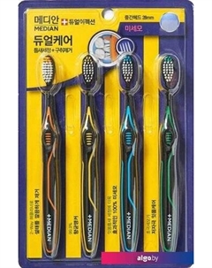 Набор зубных щеток Dual Effection Toothbrush (4 шт) Median