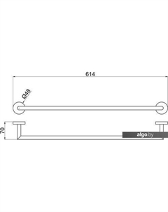 Держатель для полотенца Priority 6.31011-BN Allen brau