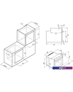Электрический духовой шкаф Corrente 45 WH Krona