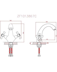 Смеситель CN1042 (хром) Cron