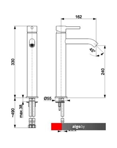 Смеситель Moza 5032-612-31 Armatura