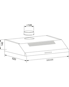 Кухонная вытяжка Oasis () UP-50I (F) Making oasis everywhere