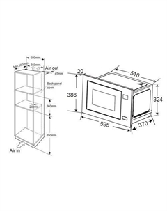 Микроволновая печь MIO211 S (черный) Zorg