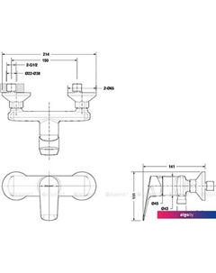 Смеситель Rhein F9429564CP-01-ENG Bravat