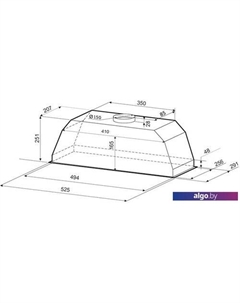Кухонная вытяжка Ameli 600 inox S Krona