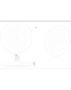 Верхний душ P70253BW-ENG Bravat