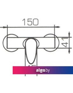Смеситель Drop F94898C Bravat