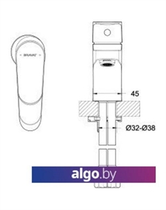 Смеситель Alfa [F1120178CP] Bravat