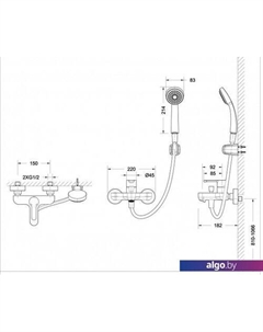 Смеситель Stream F63783C-B Bravat