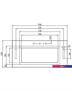 Кухонная вытяжка Sesto 60 (черный) Schtoff