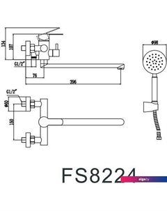 Смеситель FS8224 Fmark