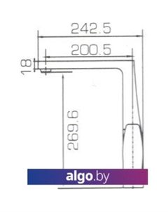 Смеситель Riffle F772106C Bravat