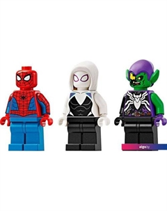 Конструктор Marvel Super Heroes 76279 Гоночная машина Человека-паука и Зеленый гоблин Веном Lego