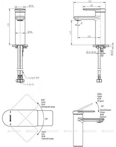 Смеситель Eddie F1369402BW-ENG Bravat