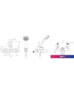 Смеситель Spring F679113C-B Bravat