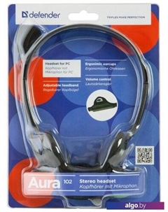 Наушники Aura HN-102 (черный) Defender