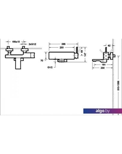 Смеситель Arc F66061C-01A-ENG (хром) Bravat