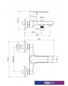 Смеситель Brasko A63021 Cersanit