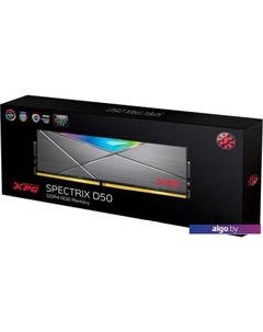Оперативная память A-Data XPG Spectrix D50 RGB 8ГБ DDR4 3600 МГц AX4U36008G18I-ST50 Adata