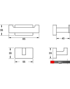 Крючок для ванны SG5621H Shevanik